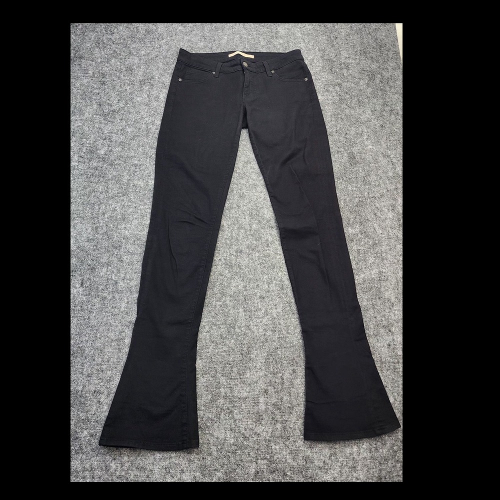 Vince Womens Black Denim Dark Wash Mid Rise Jeans, 5-Pocket,‎ 28